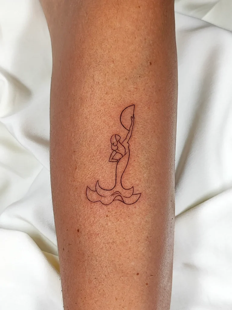 Tatuaje flamenca antebrazo